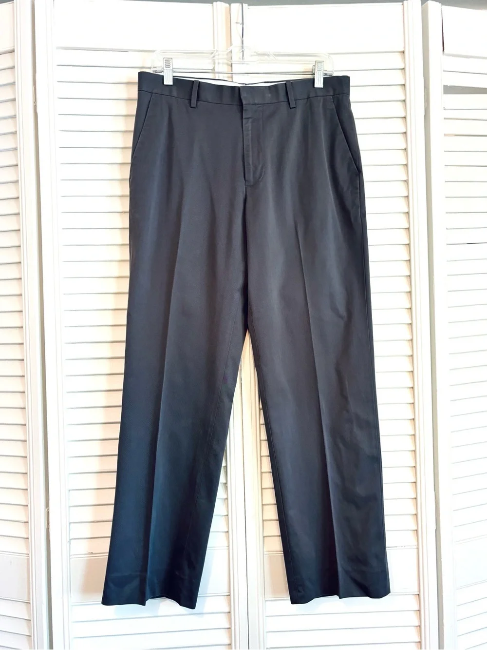 Banana Republic Modern Fit Gray Men’s Dress Pants Slacks 100% Cotton 32/30